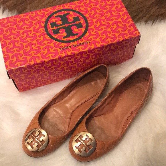 Tory Burch Shoes - Tory Burch QUINN QUILTED LEATHER BALLET FLAT
